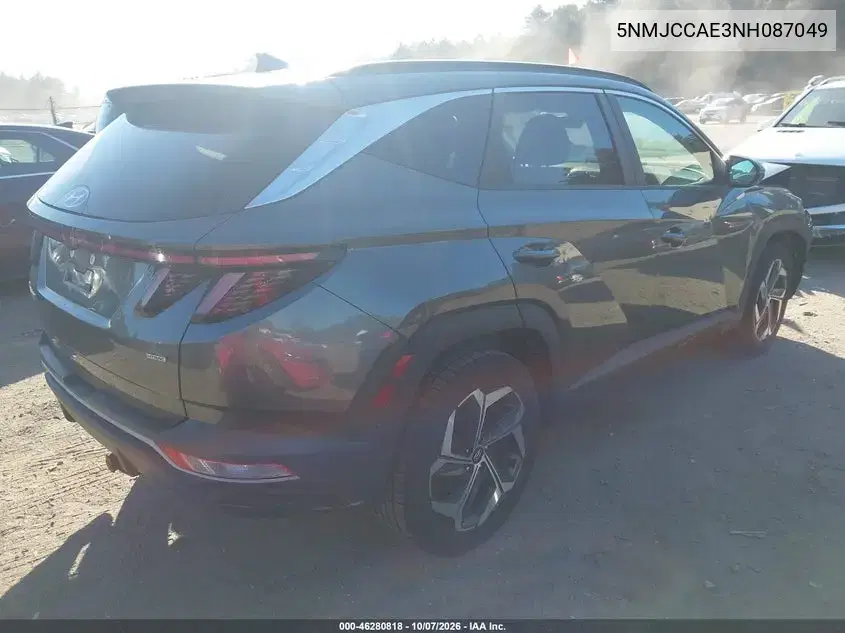 2022 Hyundai Tucson Sel VIN 5NMJCCAE3NH087049 фото 5