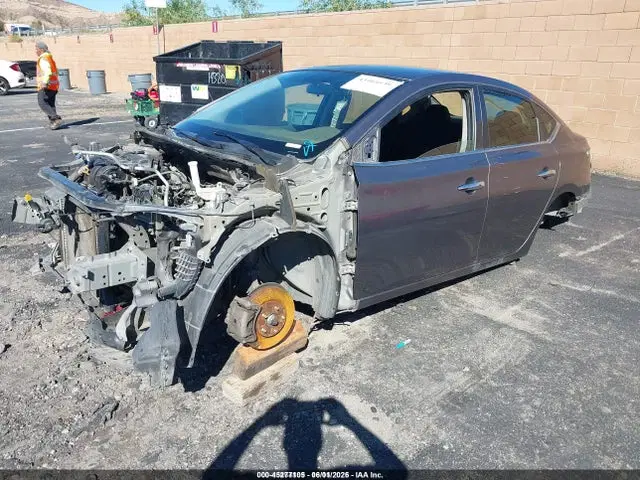 2019 Nissan SENTRA SV VIN 3N1AB7AP3KY367070 фото 2