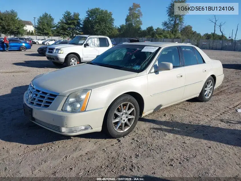2011 Cadillac Dts Luxury Collection VIN 1G6KD5E61BU124106 фото 2
