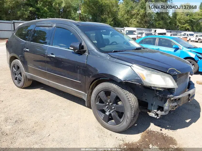 2013 Chevrolet Traverse Ltz VIN 1GNKRLKD4DJ137868 фото 2
