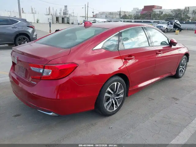 2019 Honda ACCORD HYBRID VIN 1HGCV3F17KA011950 фото 4