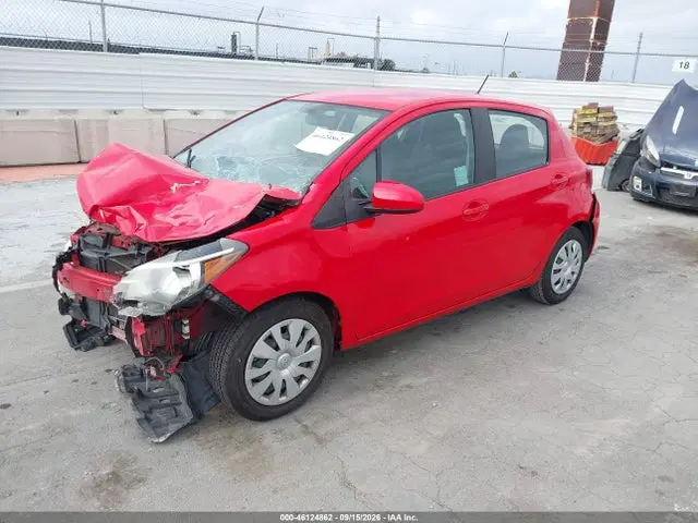 2015 Toyota YARIS L VIN VNKKTUD36FA036152 фото 2
