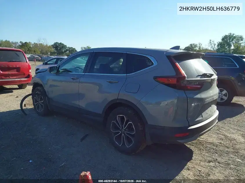 2020 Honda Cr-V Awd Ex VIN 2HKRW2H50LH636779 фото 4