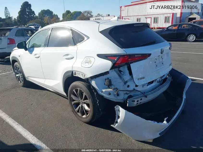 2019 Lexus Nx 300 F Sport VIN JTJYARBZ8K2119306 фото 4