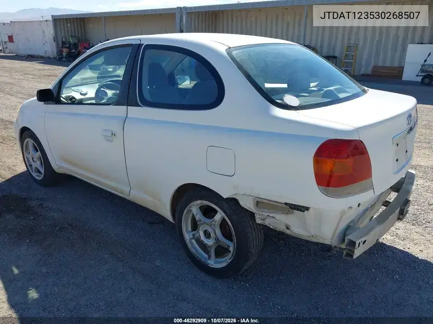 2003 Toyota Echo VIN JTDAT123530268507 фото 3