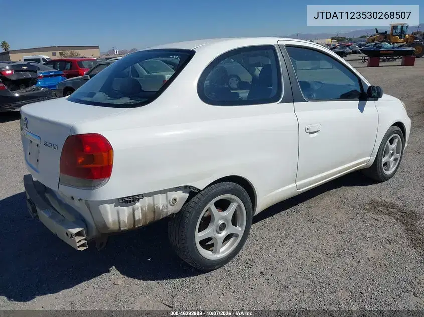 2003 Toyota Echo VIN JTDAT123530268507 фото 4