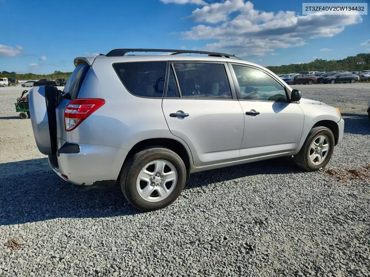 2012 Toyota Rav4 Base VIN 2T3ZF4DV2CW134432 фото 3