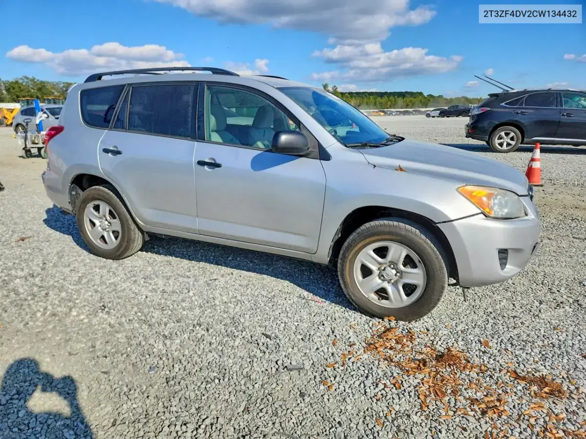 2012 Toyota Rav4 Base VIN 2T3ZF4DV2CW134432 фото 4