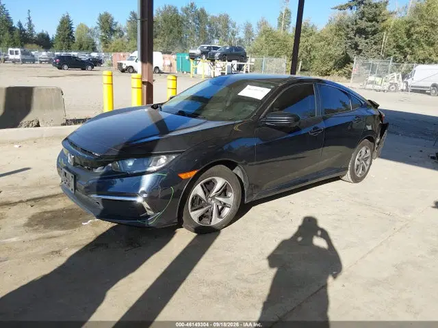 2020 Honda Civic Lx VIN 2HGFC2F68LH513412 фото 2