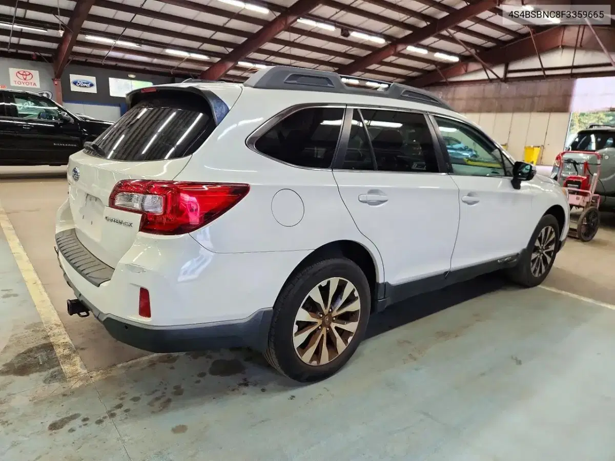 2015 Subaru Outback 2.5I Limited VIN 4S4BSBNC8F3359665 фото 3