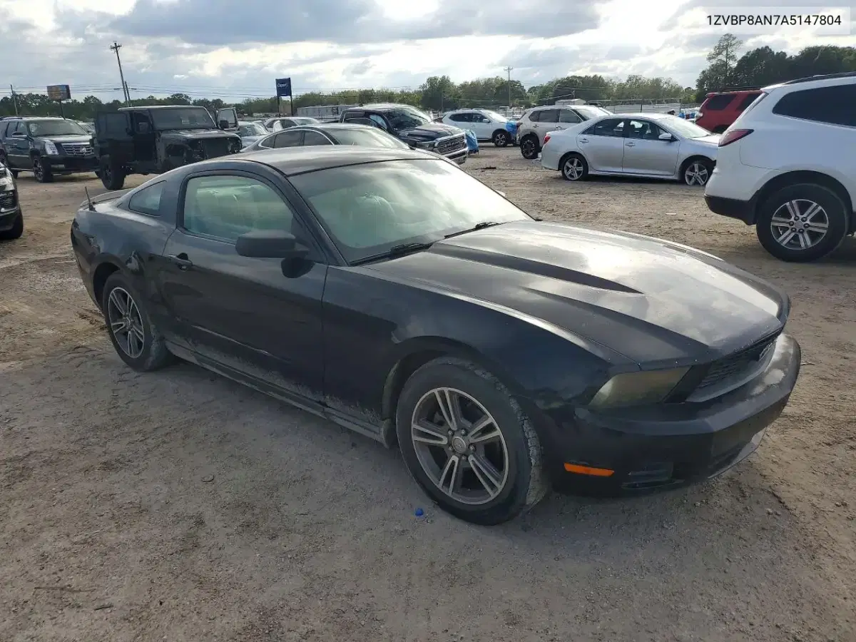 2010 Ford Mustang VIN 1ZVBP8AN7A5147804 фото 4