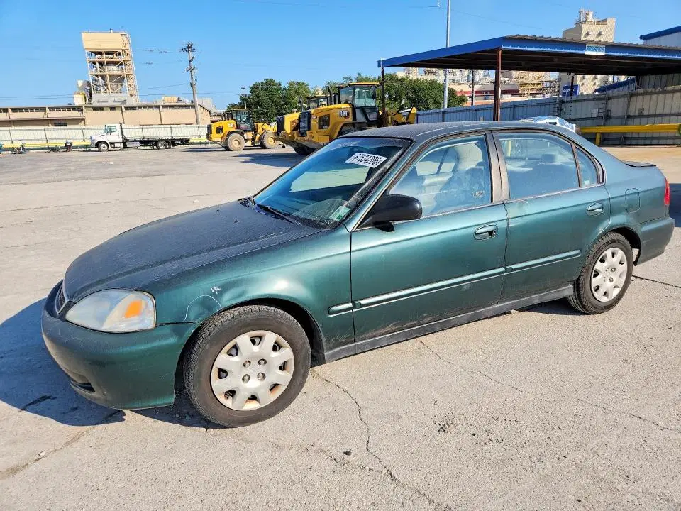 2HGEJ6616YH594494 — 2000 Honda Civic, Задняя часть, фото до ремонта