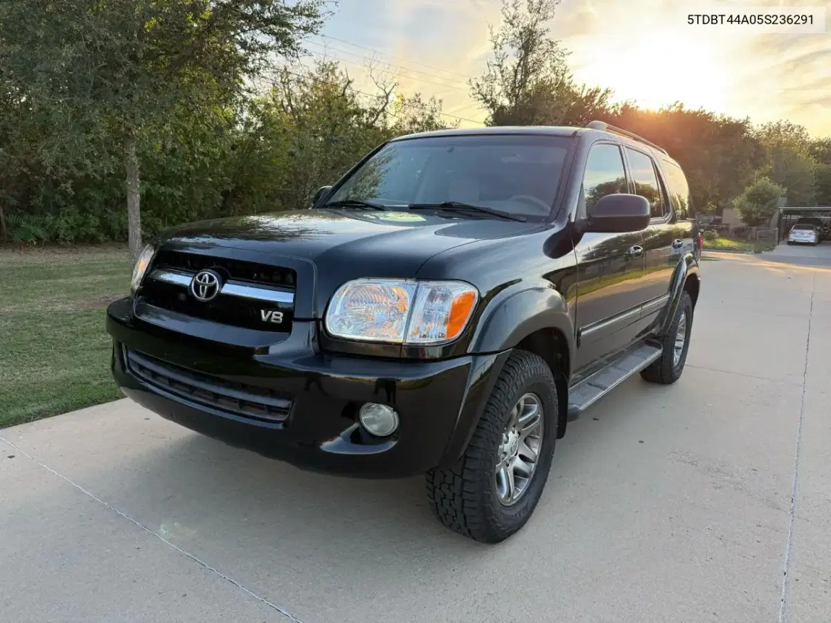 2005 Toyota Sequoia Sr5 VIN 5TDBT44A05S236291 фото 2