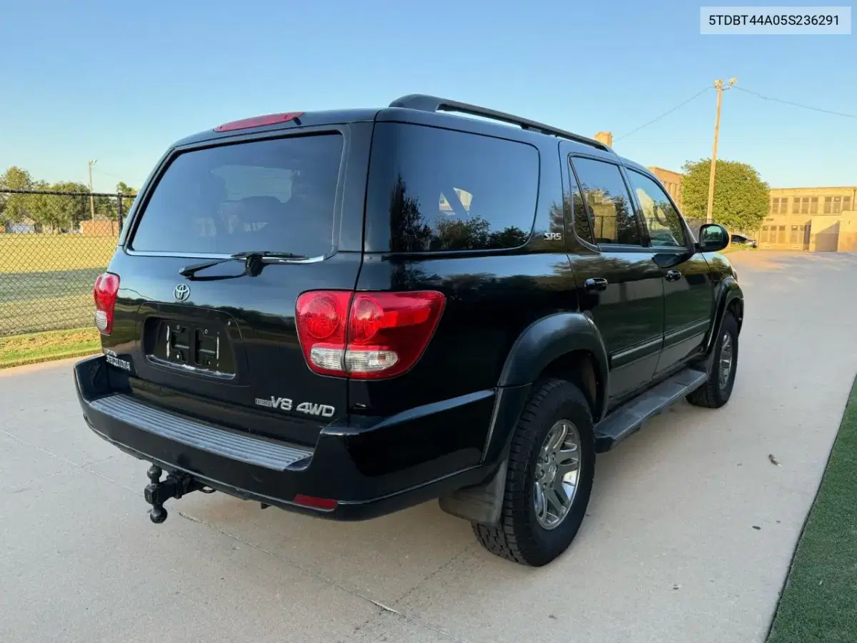 2005 Toyota Sequoia Sr5 VIN 5TDBT44A05S236291 фото 4