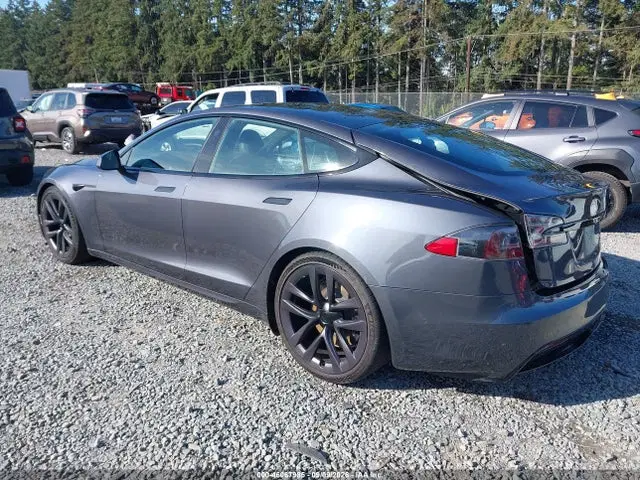 2021 Tesla Model S Plaid Tri Motor All-wheel Drive VIN 5YJSA1E63MF431707 фото 3