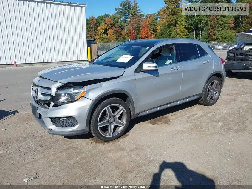 2015 Mercedes-Benz Gla 250 4Matic VIN WDCTG4GB5FJ138993 фото 3