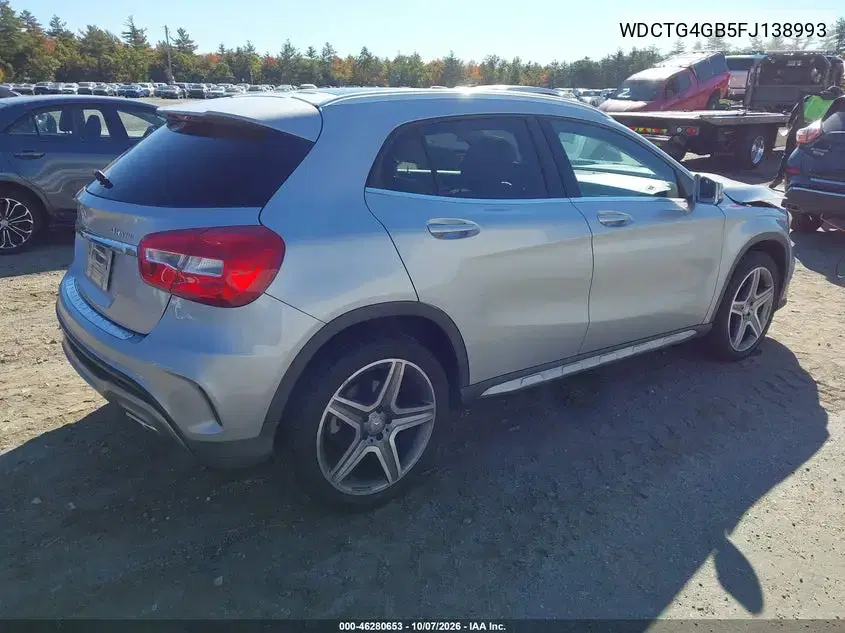 2015 Mercedes-Benz Gla 250 4Matic VIN WDCTG4GB5FJ138993 фото 5