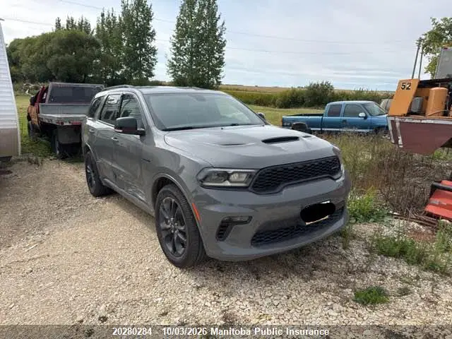 1C4SDJCTXNC198116 — 2022 Dodge Durango R/t, Right Side, фото до ремонта