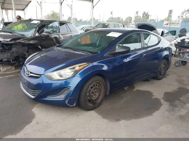 2015 Hyundai ELANTRA SE VIN 5NPDH4AE1FH566384 фото 2