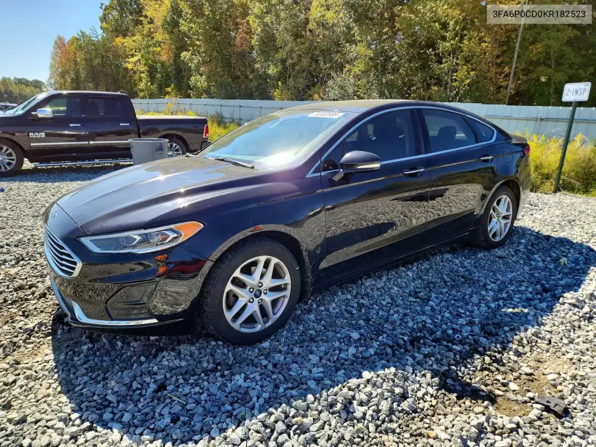 3FA6P0CD0KR182523 — 2019 Ford Fusion, мелкие вмятины и царапины, фото до ремонта