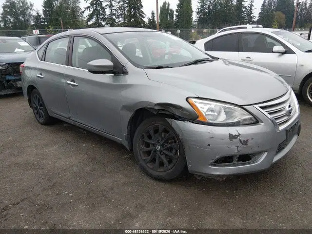 3N1AB7AP8EY328737 — 2014 Nissan Sentra SV, естественный износ, фото до ремонта