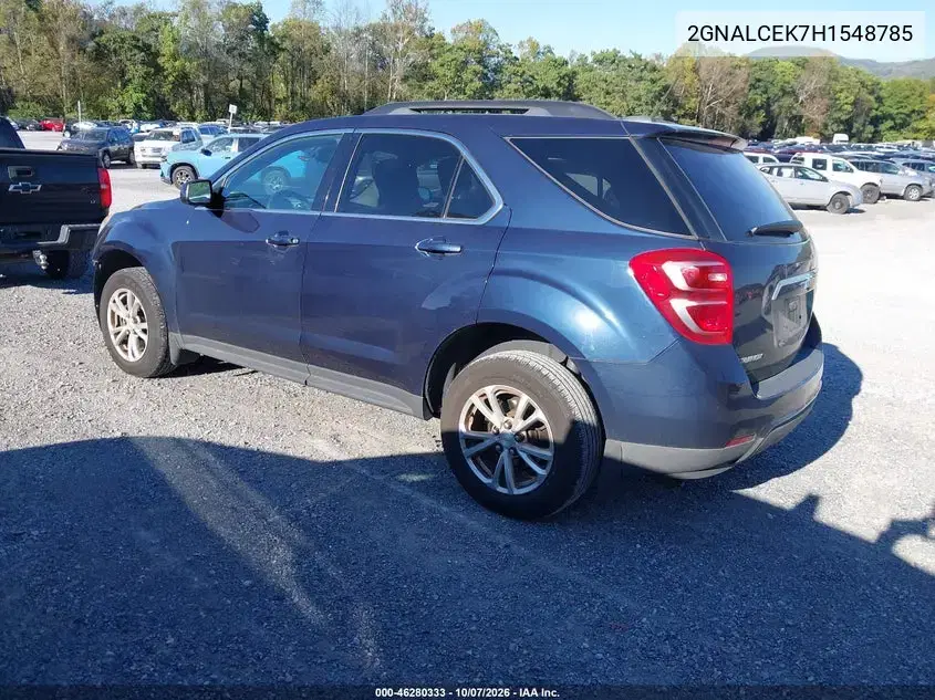 2017 Chevrolet Equinox Lt VIN 2GNALCEK7H1548785 фото 4