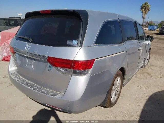 2014 Honda Odyssey Ex-l VIN 5FNRL5H62EB112991 фото 4