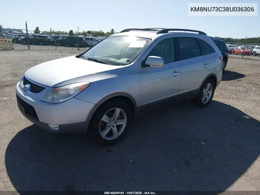 2008 Hyundai Veracruz Gls/Limited/Se VIN KM8NU73C38U036306 фото 3