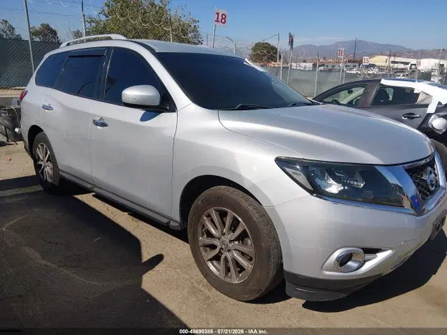 5N1AR2MN3FC638421 — 2015 Nissan Pathfinder Platinum/S/SL/SV, Левый бок (Left Side), фото до ремонта