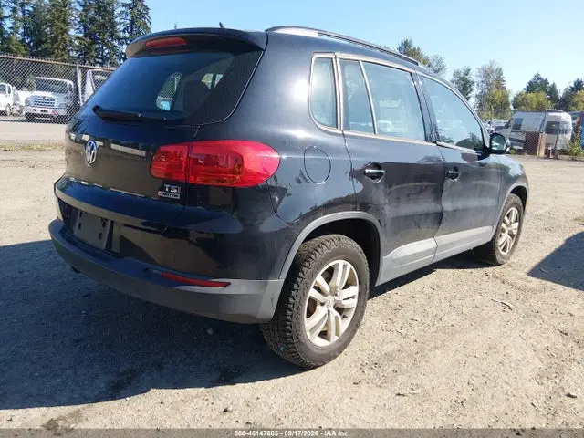 2016 Volkswagen TIGUAN S VIN WVGBV7AX8GW606793 фото 4