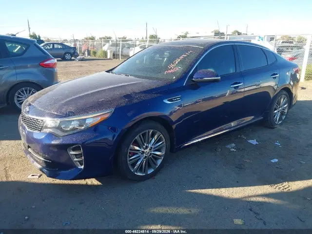 2017 KIA Optima Sxl Turbo VIN 5XXGV4L24HG160414 фото 2