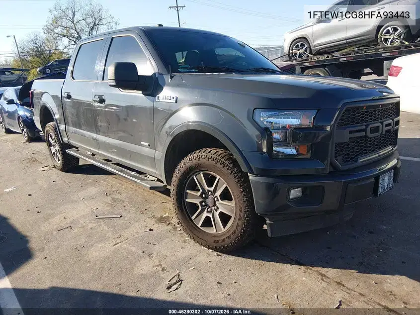 2017 Ford F-150 Xlt VIN 1FTEW1CG8HFA93443 фото 2