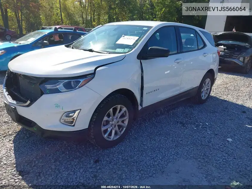 2018 Chevrolet Equinox Ls VIN 3GNAXREV1JS566064 фото 3