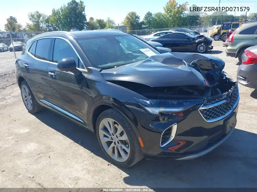 LRBFZSR41PD071579 — 2023 Buick Envision, передняя часть, фото до ремонта