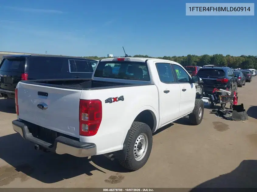 2021 Ford Ranger Xl VIN 1FTER4FH8MLD60914 фото 5