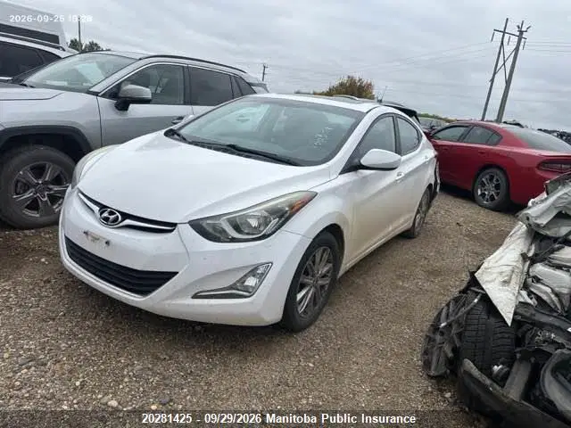 2016 Hyundai ELANTRA SE VIN KMHDH4AE0GU615271 фото 2