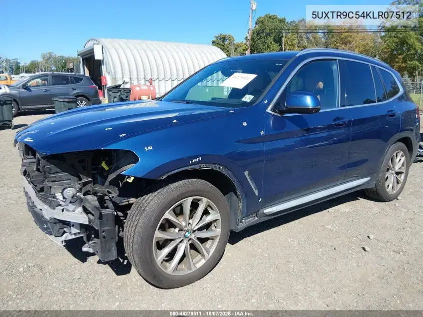 2019 BMW X3 xDrive30I VIN 5UXTR9C54KLR07512 фото 3