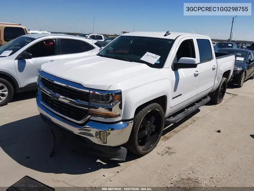 2016 Chevrolet Silverado 1500 1Lt VIN 3GCPCREC1GG298755 фото 3