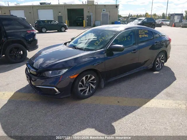 2019 Honda CIVIC EX VIN 2HGFC2F76KH029665 фото 2