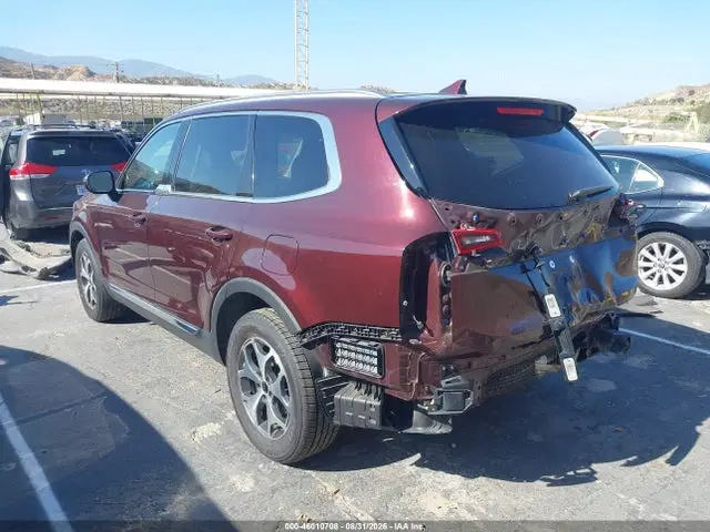 2022 KIA Telluride Ex VIN 5XYP34HC2NG263880 фото 3