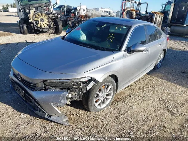 2024 Honda CIVIC EX VIN 2HGFE2F33RH115257 фото 2