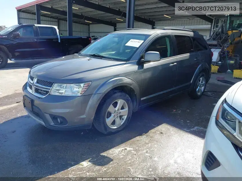 2012 Dodge Journey Sxt VIN 3C4PDCBG7CT207913 фото 3