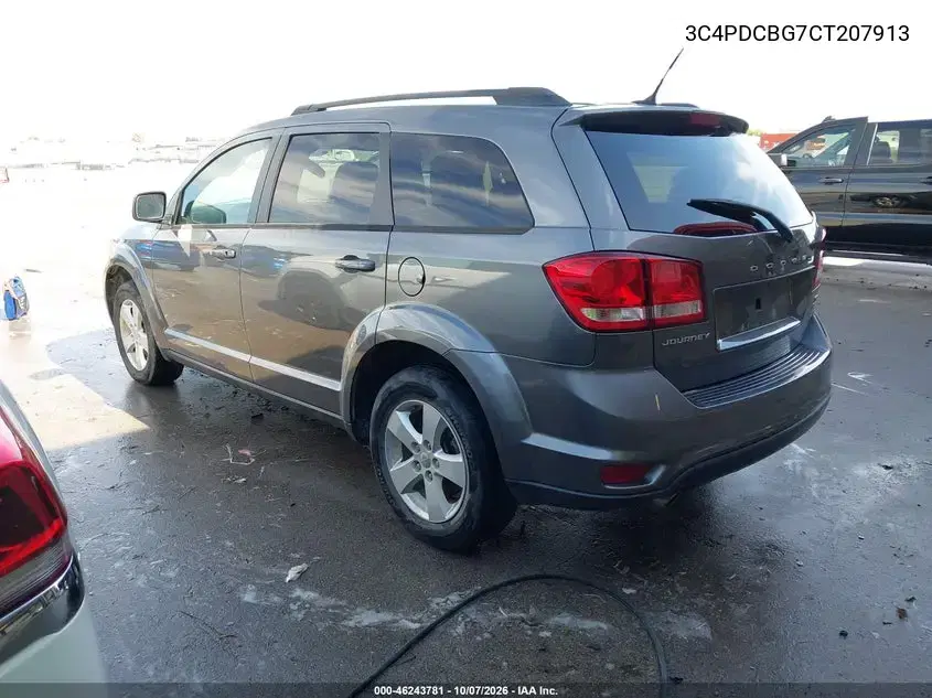 2012 Dodge Journey Sxt VIN 3C4PDCBG7CT207913 фото 4