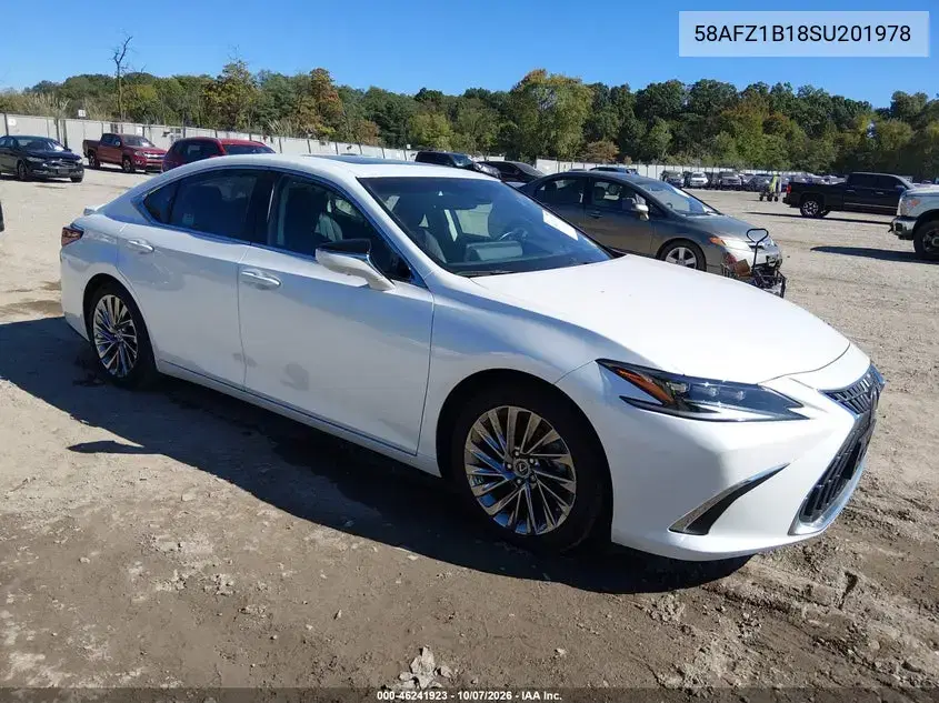 58AFZ1B18SU201978 — 2025 Lexus ES, подтопление, фото до ремонта