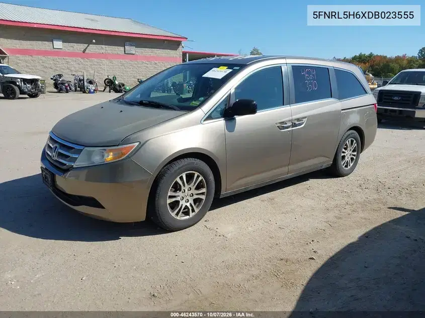 2013 Honda Odyssey Ex-L VIN 5FNRL5H6XDB023555 фото 3