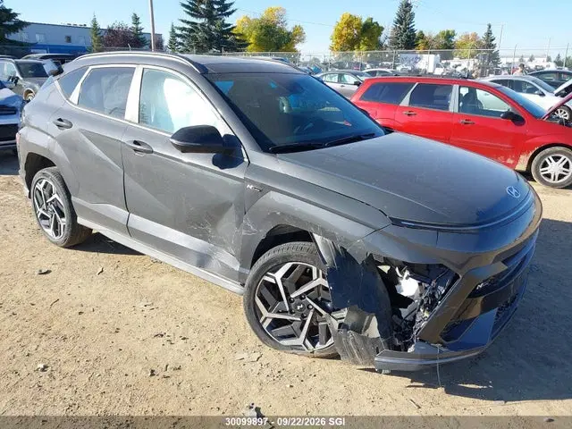 KM8HECA36RU066245 — 2024 Hyundai Kona Limited, Передняя часть, фото до ремонта
