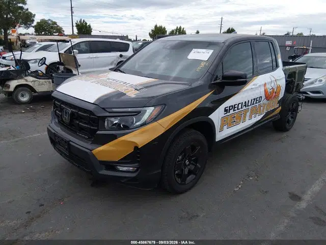 2025 Honda Ridgeline Black Edition VIN 5FPYK3F82SB045531 фото 2