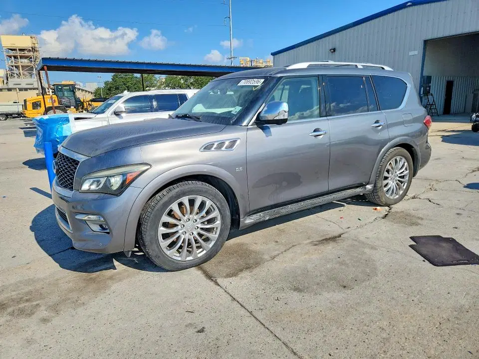 JN8AZ2NE9F9086332 — 2015 Infiniti QX80, Мелкие вмятины и царапины, фото до ремонта