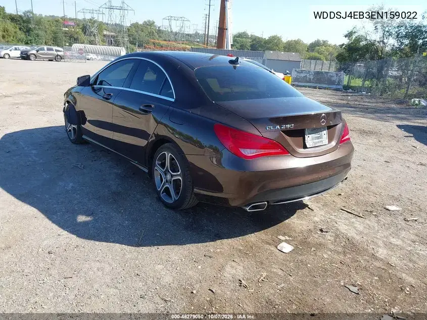 2014 Mercedes-Benz Cla 250 VIN WDDSJ4EB3EN159022 фото 4