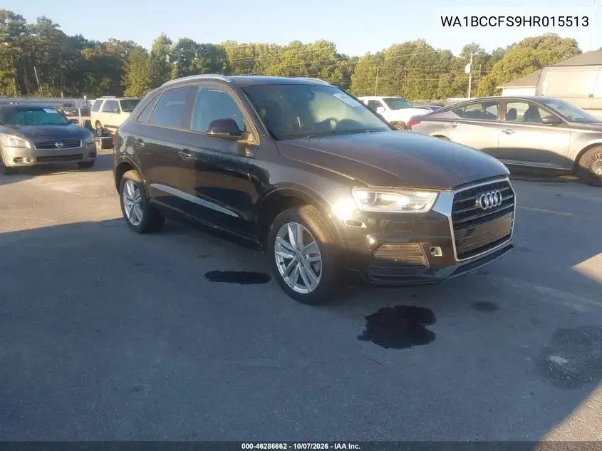 2017 Audi Q3 2.0T Premium VIN WA1BCCFS9HR015513 фото 2